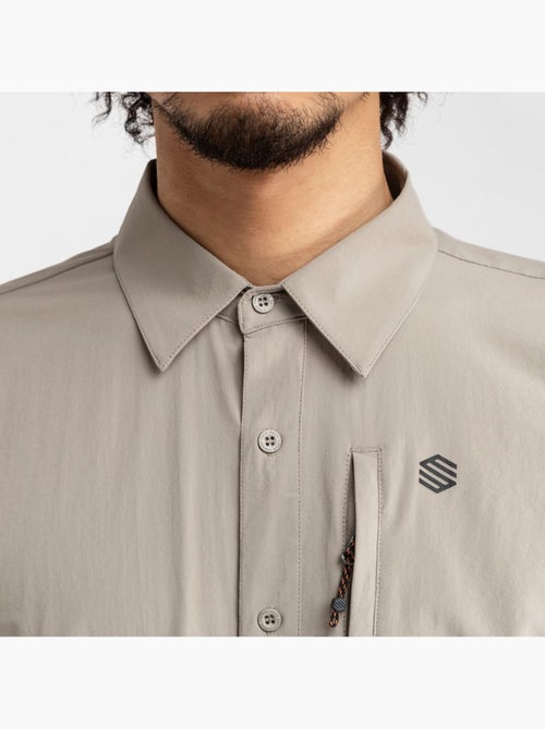 Chemise randonnée manches longues homme randonnée homme ferrata - Kiabi