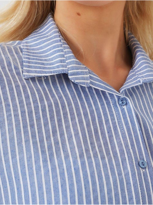 Chemise rayée à manches courtes bdart - Kiabi