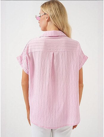 Chemise rayée à manches courtes bdart