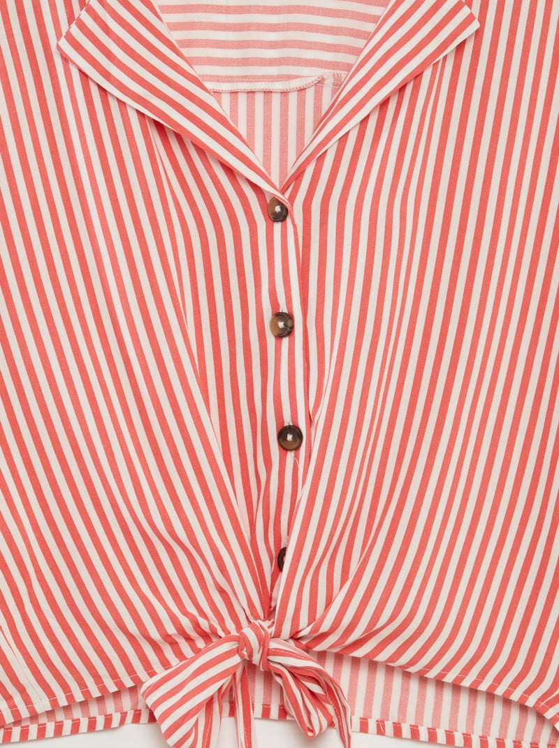 Chemise rayée à manches courtes 'JDY' ROSE - Kiabi