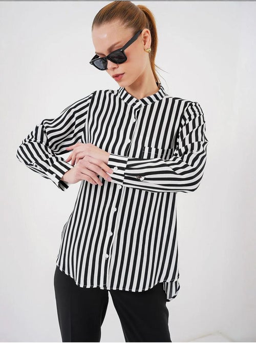 Chemise rayée à manches longues bdart - Kiabi Chemise rayée à manches longues bdart - Kiabi