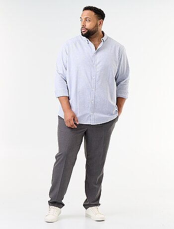 Chemise rayée à manches longues