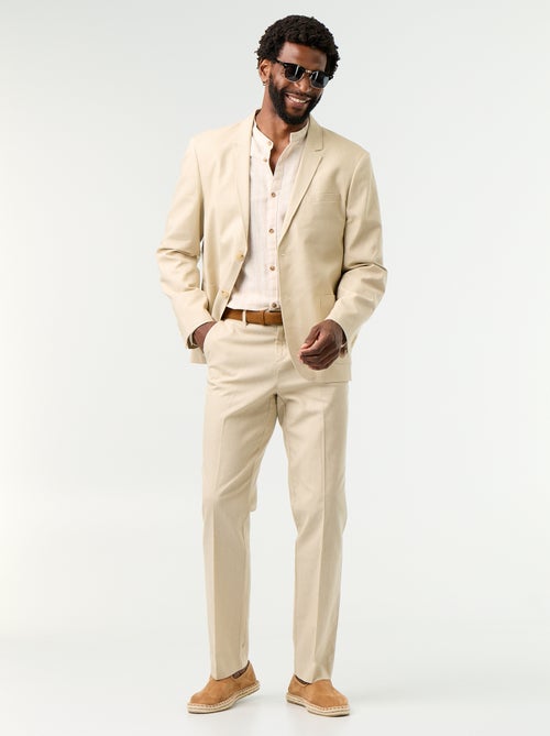 Chemise rayée à manches longues retroussables - Kiabi