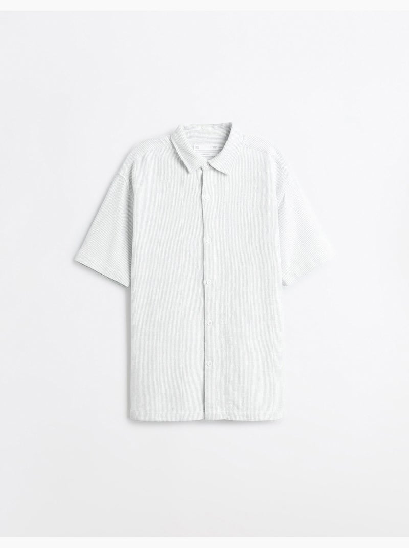 Chemise rayée, mo fashion Bleu - Kiabi
