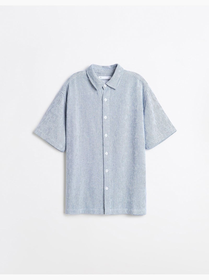 Chemise rayée, MO Fashion Bleu - Kiabi