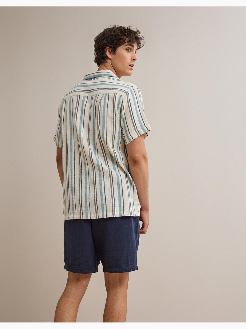 Chemise rayée, MO Fashion Bleu - Kiabi