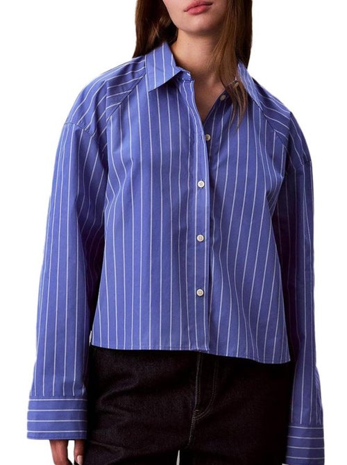 Chemise Rayures Femme Calvin Klein Jeans - Kiabi Chemise Rayures Femme Calvin Klein Jeans - Kiabi