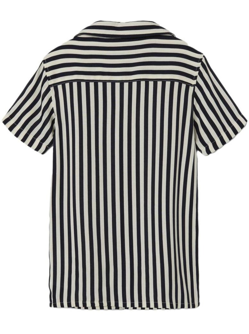 Chemise Rayures Garçon Name it Noir - Kiabi