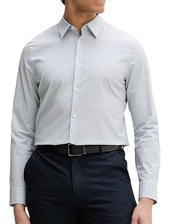 Chemise rayures slim homme calvin klein jeans stripe stret
