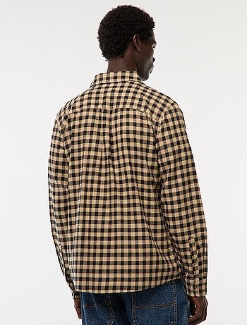 Chemise regular à carreaux