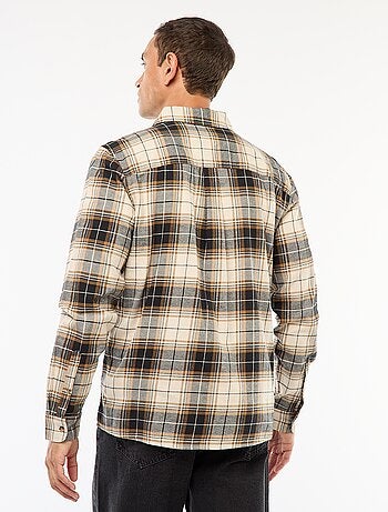 Chemise regular à carreaux