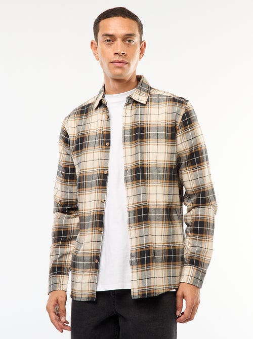 Chemise regular à carreaux - Kiabi Chemise regular à carreaux - Kiabi