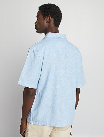 Chemise regular en lin mélangé