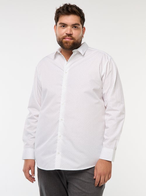 Chemise regular fit / coupe droite à motif - Kiabi