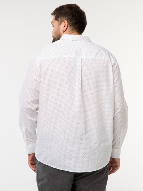 Chemise regular fit / coupe droite à motif - Kiabi