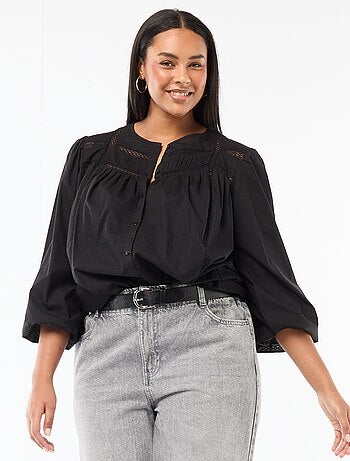 Chemise romantique en coton