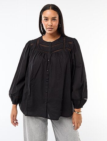 Chemise romantique en coton