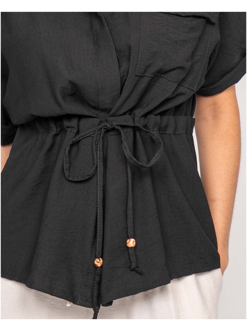 Chemise saharienne orwin Noir - Kiabi
