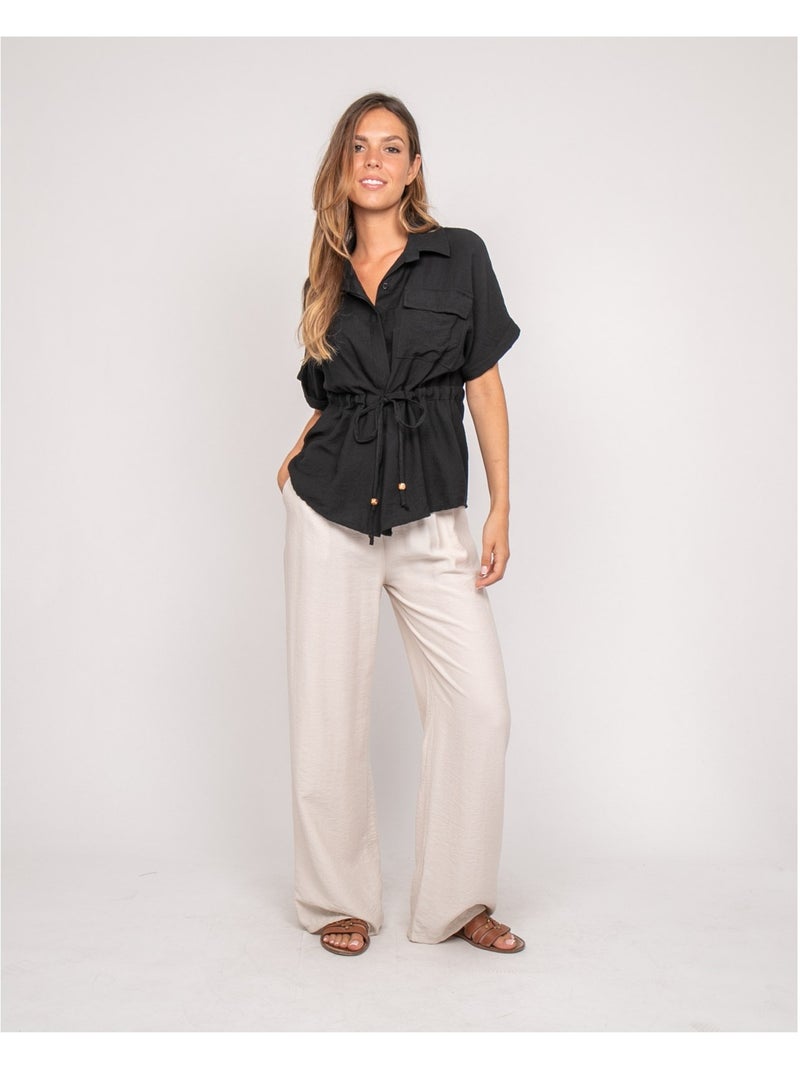 Chemise saharienne orwin Noir - Kiabi