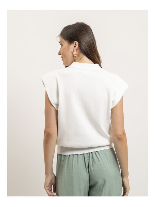 Chemise sans manches col polo farda - Kiabi