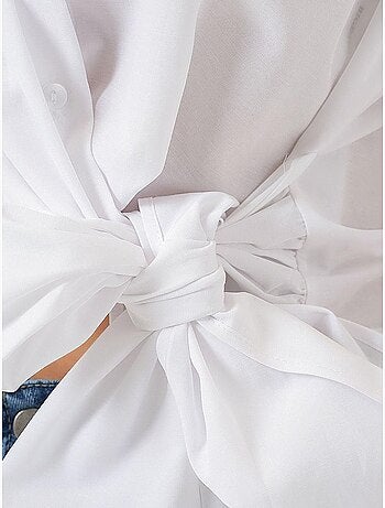 Chemise sans manches nouée devant bdart