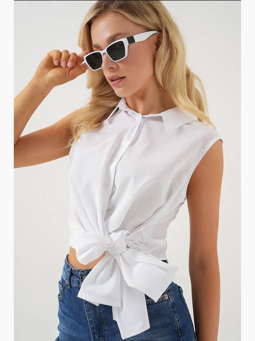 Chemise sans manches nouée devant bdart - Kiabi