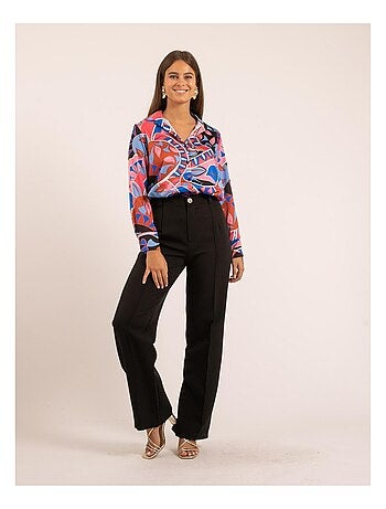 Chemise satin motifs olida
