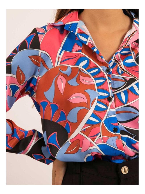 Chemise satin motifs olida - Kiabi Chemise satin motifs olida - Kiabi