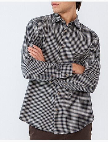 Chemise slim avec motif, mo fashion