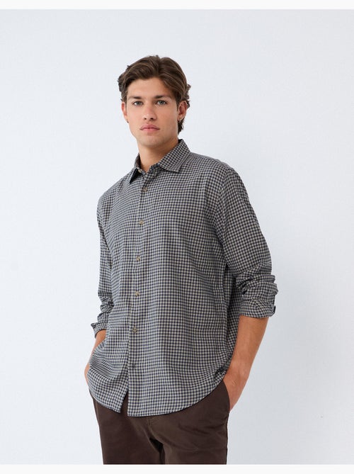 Chemise slim avec motif, mo fashion - Kiabi