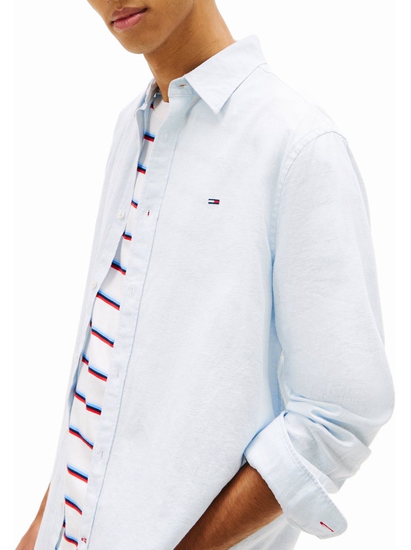 Chemise sportswear  - Tommy Hilfiger Bleu clair - Kiabi