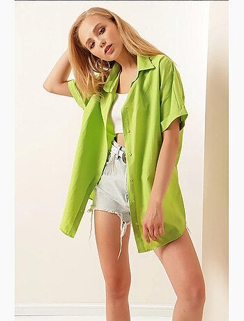 Chemise surdimensionnée à manches courtes bdart