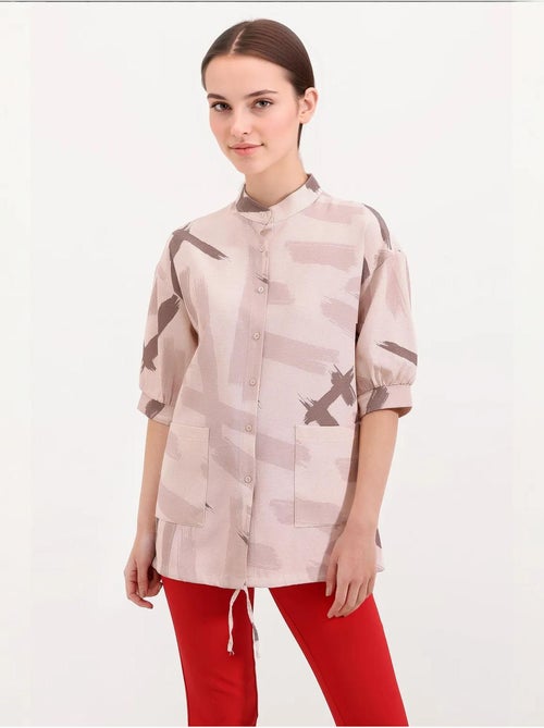 Chemise surdimensionnée à motifs bdart - Kiabi