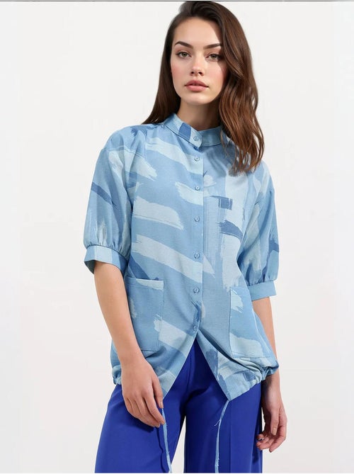 Chemise surdimensionnée à motifs bdart - Kiabi Chemise surdimensionnée à motifs bdart - Kiabi