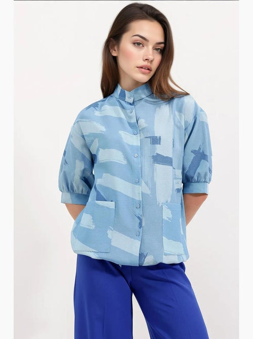 Chemise surdimensionnée à motifs bdart - Kiabi Chemise surdimensionnée à motifs bdart - Kiabi