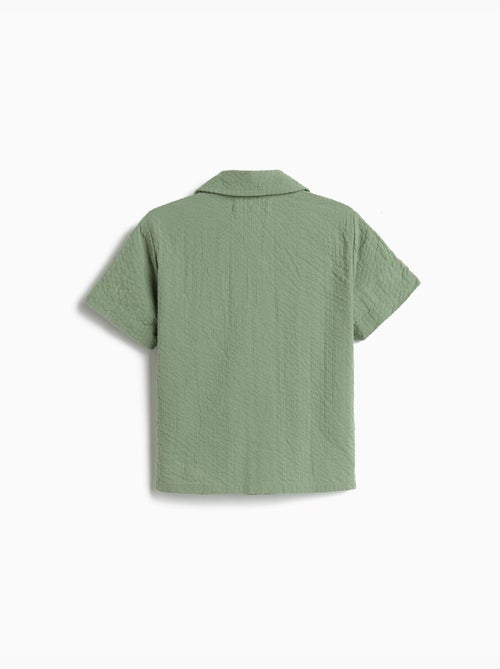 Chemise texturée, mo fashion - Kiabi
