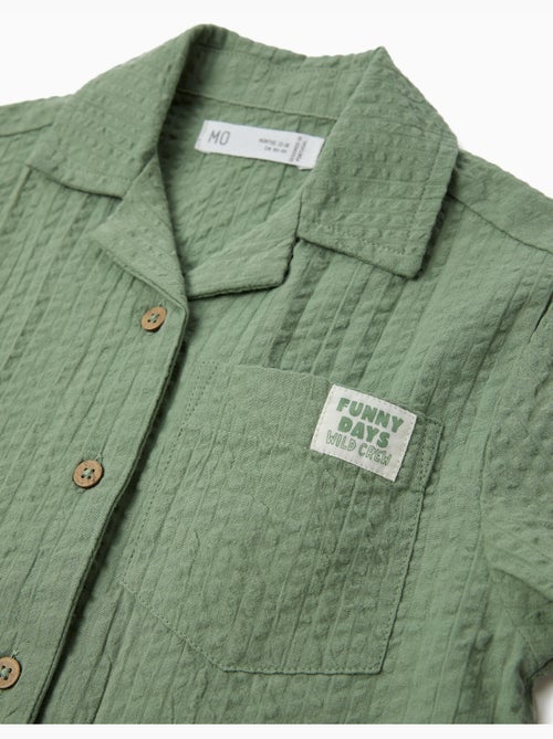 Chemise texturée, mo fashion - Kiabi