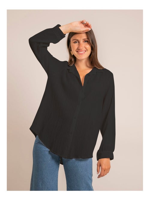 Chemise texturée obade - Kiabi