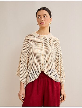 Chemise tricotée, mo fashion