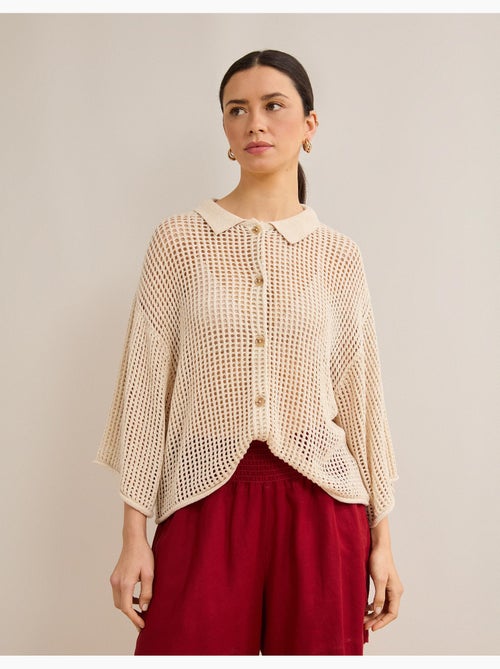 Chemise tricotée, mo fashion - Kiabi