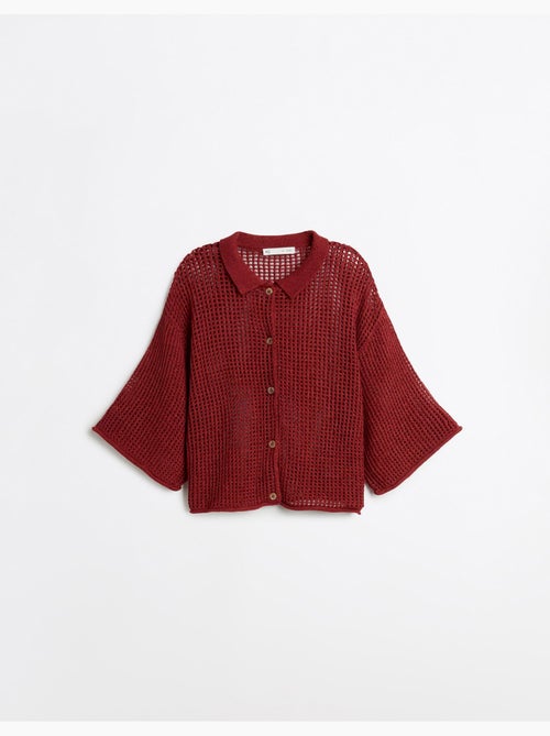 Chemise tricotée, mo fashion - Kiabi