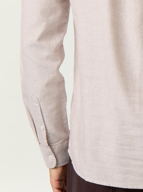 Chemise unie col mao - Kiabi Chemise unie col mao - Kiabi