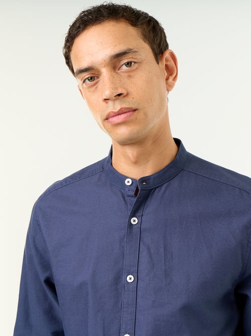 Chemise unie col mao - Kiabi Chemise unie col mao - Kiabi