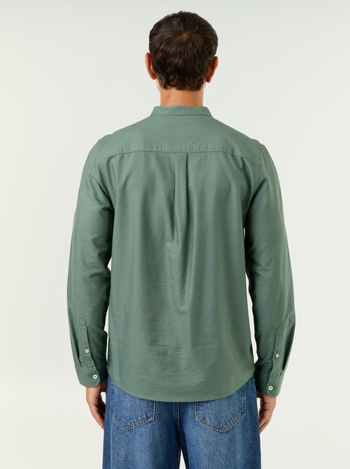 Chemise unie col mao - Kiabi Chemise unie col mao - Kiabi