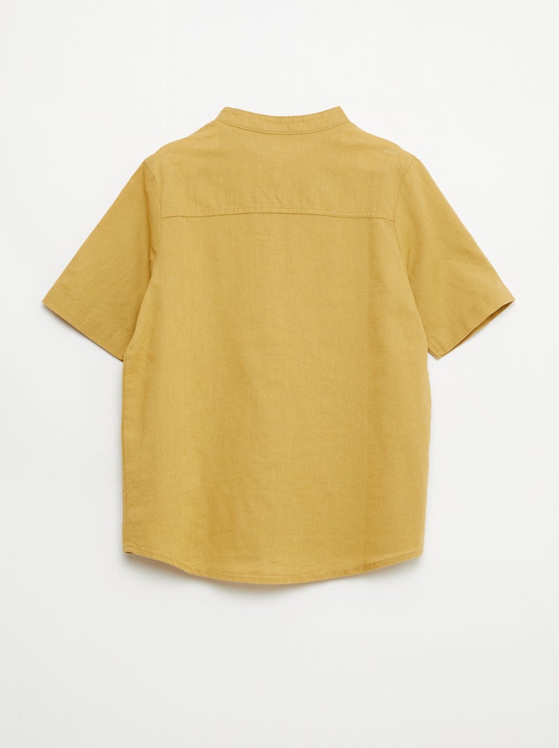 Chemisette en coton Jaune - Kiabi