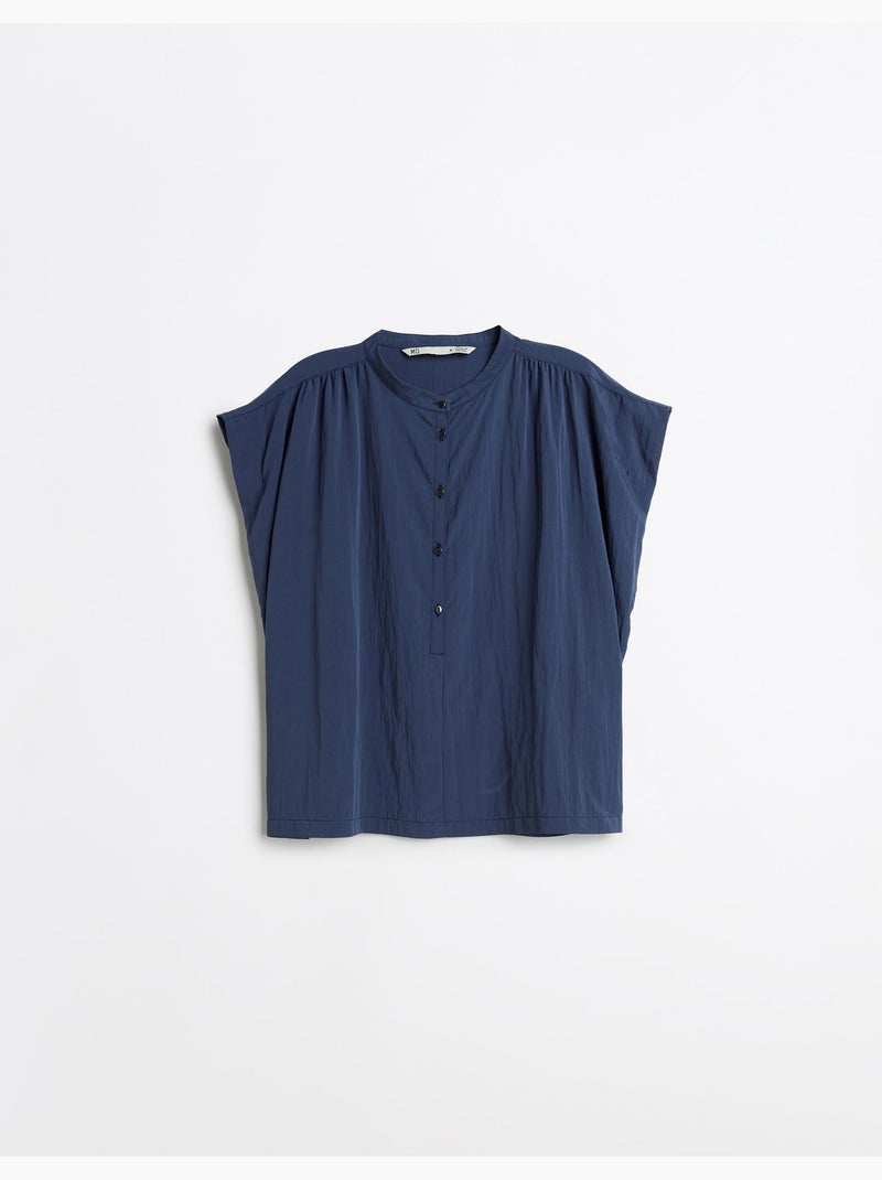 Chemisier avec Lyocell, MO Fashion Bleu - Kiabi