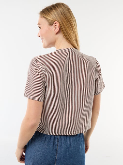 Chemisier avec nœuds - Kiabi