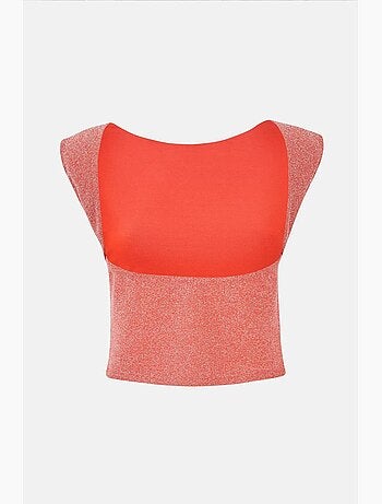 Chemisier dos nu en lurex hiccup