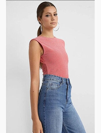 Chemisier dos nu en lurex hiccup