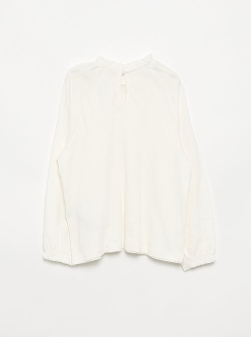 Chemisier effet blouse - Kiabi